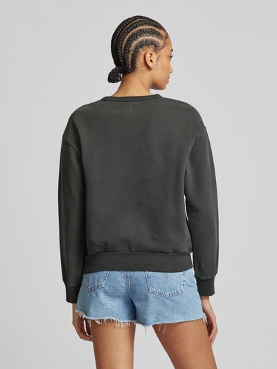 Levi's® Sweatshirt mit gerippten Abschlüssen Black 5