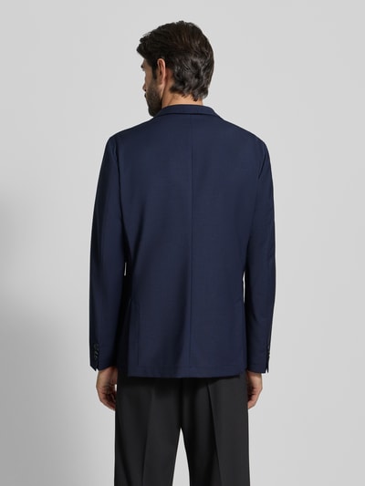 BOSS Regular fit colbert van scheerwolmix, model 'HANRY' Marineblauw - 5
