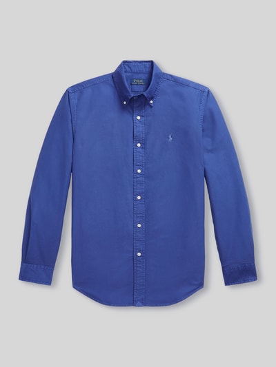 Polo Ralph Lauren Custom Fit Freizeithemd aus reiner Baumwolle Dunkelblau 2