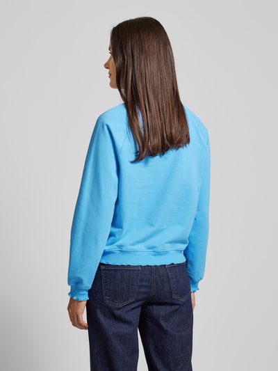 Rich & Royal Sweatshirt mit Statement-Applikation Hellblau 5