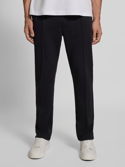 MCNEAL Regular fit sweatpants met achterzak Zwart - 4