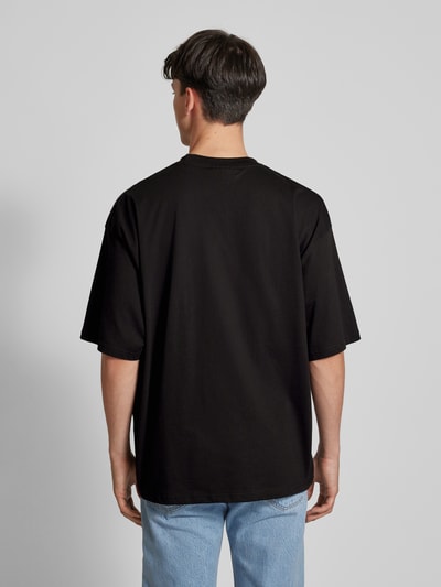 Pegador Boxy Fit T-Shirt mit Label-Details Modell 'BANKS' Black 5