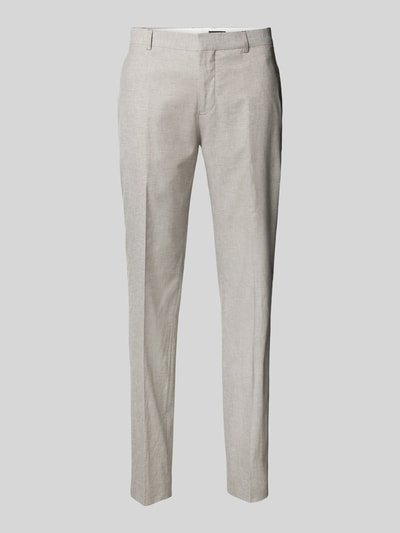 Matinique Slim fit pantalon met achterzakken, model 'las' Beige - 2