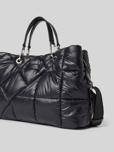 Emporio Armani Shopper mit Steppnähten Modell 'MYEA' Black 3