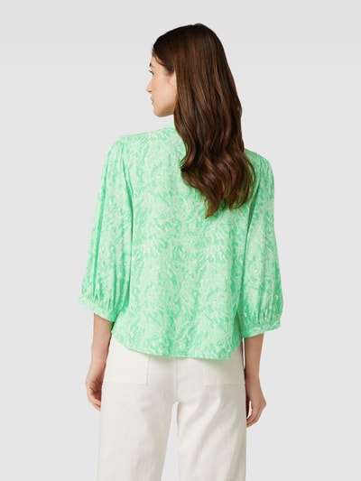 Soft Rebels Blouse met 3/4-mouwen, model 'Briella Elma' Neon groen - 5