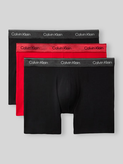 Calvin Klein Underwear Pants mit elastischem Logo-Bund im 3er-Pack Rot 2