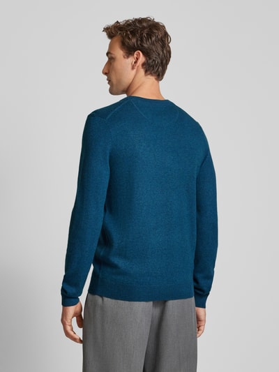 MCNEAL Gebreide pullover met ronde hals Petrol gemêleerd - 5