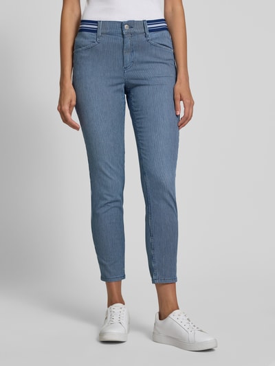 Angels Slim Fit Jeans mit verkürztem Schnitt Modell 'ORNELLA' Hellblau 4