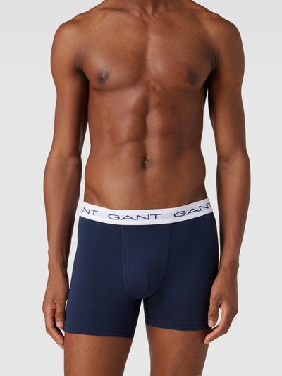 GANT Trunks mit elastischem Logo-Bund im 3er-Pack Rot 1