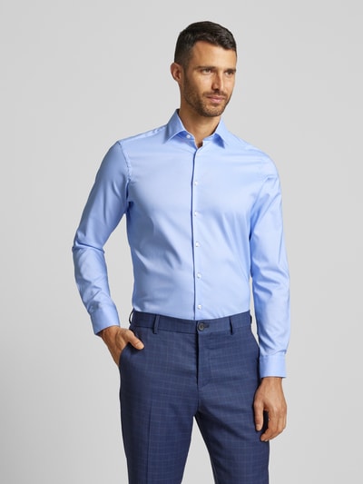 Jake*s Regular Fit Business-Hemd mit Kentkragen Bleu 4