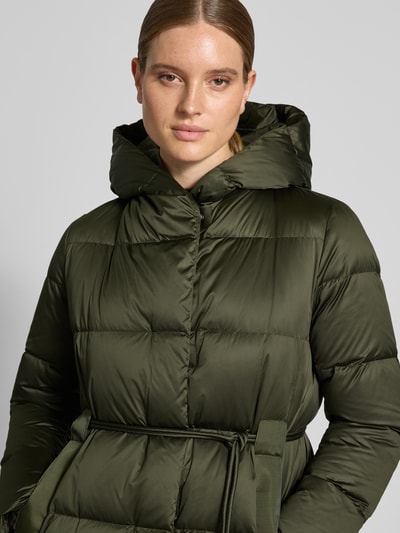 Marc Cain Regular Fit Steppmantel mit Kapuze Khaki 3