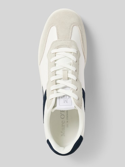 Marc O'Polo Low Top Sneaker aus echtem Leder Weiss 3