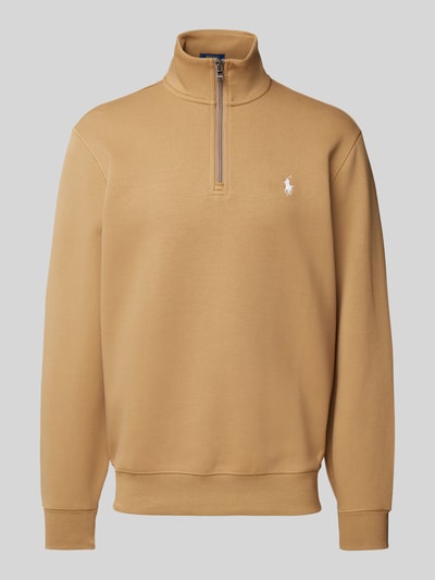 Polo Ralph Lauren Sweatshirt mit Stehkragen Camel 2