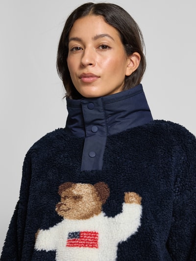 Polo Ralph Lauren Strickpullover mit Stehkragen Marine 3