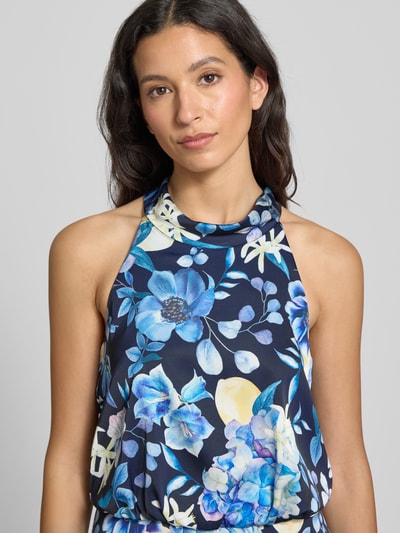 V by Vera Mont Cocktailkleid mit Neckholder Dunkelblau 3