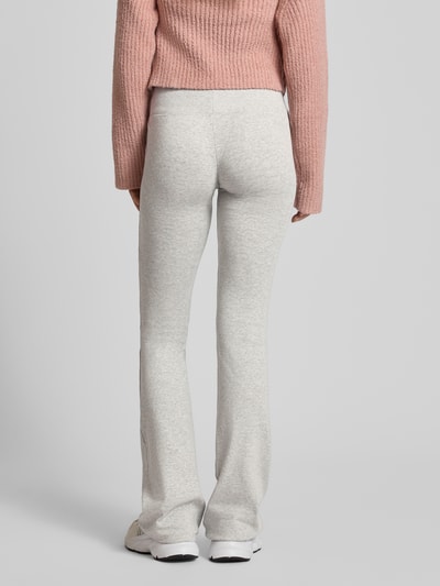 Review Flared Fit Leggins mit Viskose-Anteil Hellgrau Melange 5