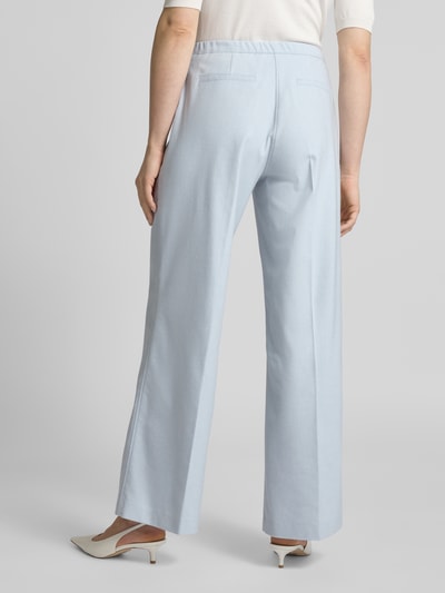 OPUS Stoffen broek met persplooien en steekzakken, model 'Maiga' Lichtblauw - 5