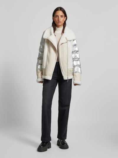 Frieda & Freddies Jacke mit Teddyfell Modell 'FIONA' Offwhite 1