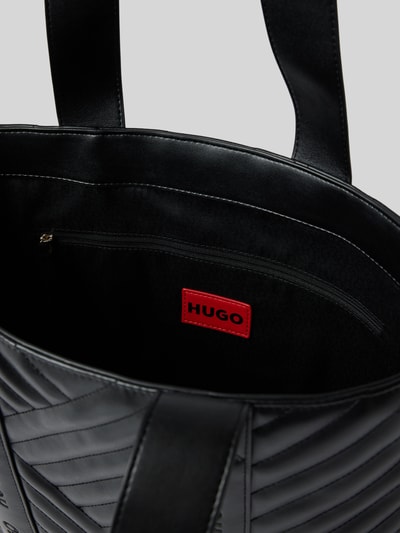 HUGO Shopper aus Kunstleder Modell 'BECKY QL_TOTE SM' Black 5