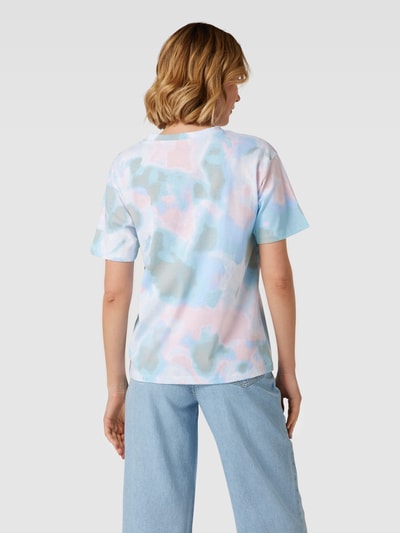 Jake*s Casual T-shirt met all-over motief Lindegroen - 5