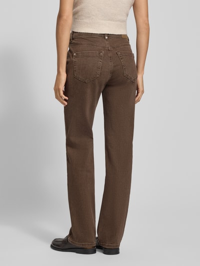 Tom Tailor Straight fit jeans van katoenmix Hazelnoot - 5