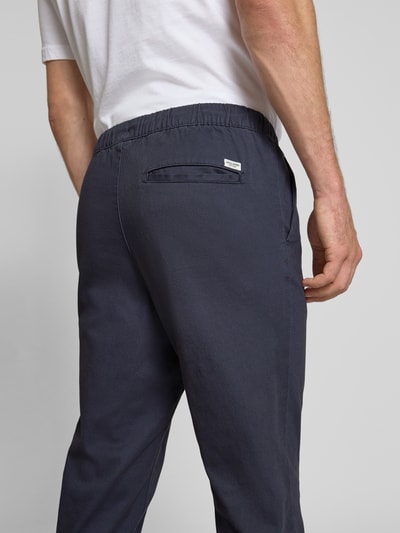 Jack & Jones Regular Fit Jogpants mit elastischem Bund Modell 'GORDON' Dunkelblau 3