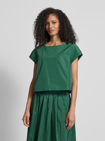 Weekend Max Mara Blouseshirt met ronde hals, model 'PARANA' Groen - 4