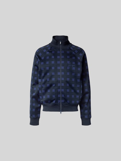 Kenzo Sweatjacke mit Logo-Stitching Dunkelblau 2