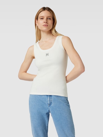 Smith and Soul Tanktop met ribstructuur Offwhite - 4