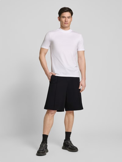 HUGO Sweatshorts mit Label-Print Modell 'Dilmos' Black 1