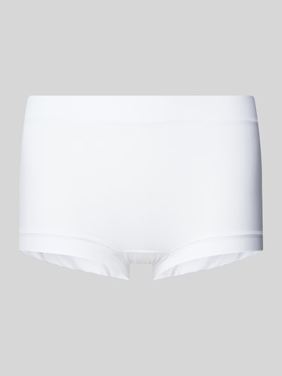 Schiesser Boxershorts mit Inside-Out-Nähten Modell 'Unique' Weiss 1