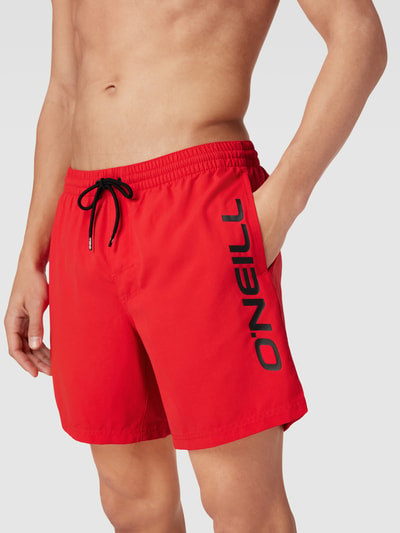 ONeill Badehose mit Label-Print Modell 'Cali' Rot 3