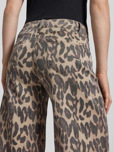 Buena Vista Broek met verkorte pasvorm, model 'Italy Palazzo' Beige - 3