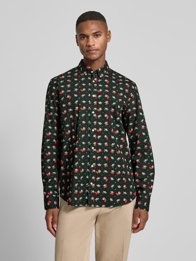 Montego Regular Fit Freizeithemd mit Weihnachtsmotiv Bottle 4