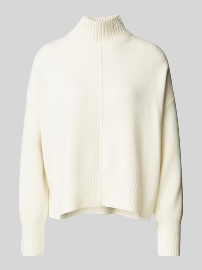 Ivy Oak Gebreide pullover met ribboorden, model 'KAREEN' Offwhite - 2