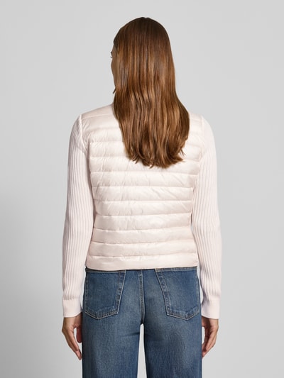 monari Slim fit gewatteerd jack met gevoerde opstaande kraag Ecru - 5