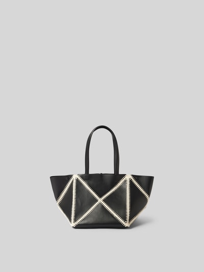 Nanushka Tote Bag mit Label-Detail Black 4