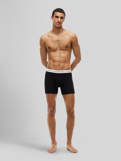 Tommy Hilfiger Spodnie z paskiem z logo w zestaw 5 szt. Zielony 1