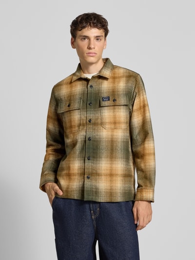 Superdry Overhemdjack met kentkraag Olijfgroen - 4