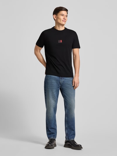 HUGO Regular fit T-shirt van puur katoen model 'DANOTIE' Zwart - 1