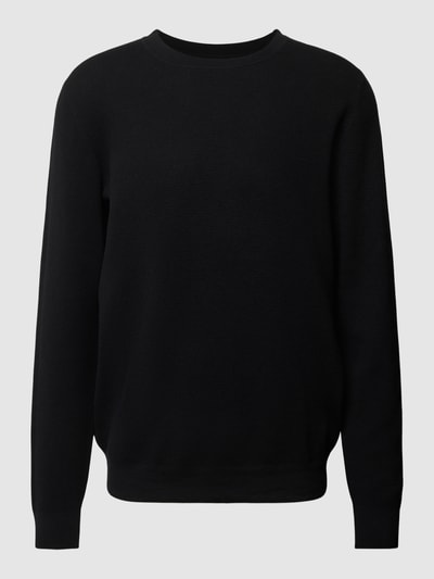 Jake*s Studio Men Pullover mit Rundhalsausschnitt Black 2