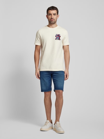 Tommy Hilfiger Regular Fit Jeansshorts im 5-Pocket-Design Modell 'BROOKLYN' Dunkelblau 1