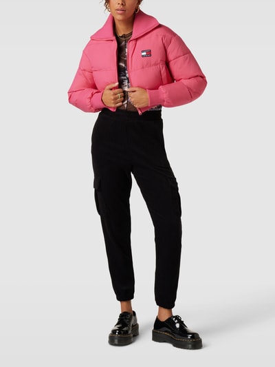 Tommy Jeans Steppjacke im Cropped-Look Modell 'ULTRA CROP' Pink 1