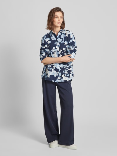 Tom Tailor Bluse in Crinkle-Optik Bleu 1