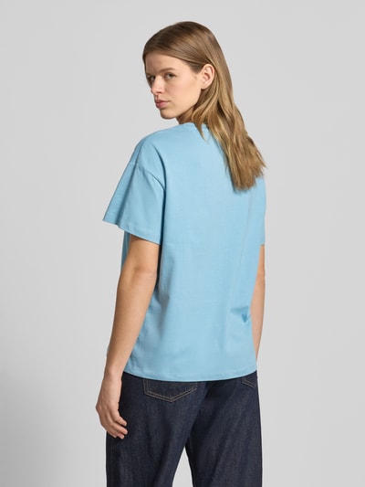 Marc O'Polo DENIM Regular Fit T-Shirt aus reiner Baumwolle Rauchblau 5