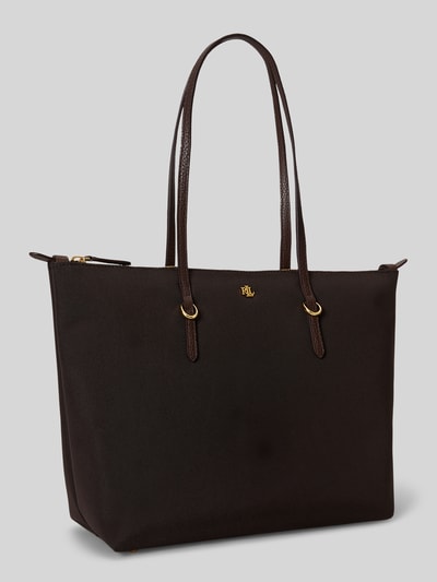 Lauren Ralph Lauren Henkeltasche mit Logo-Detail Dunkelbraun 2