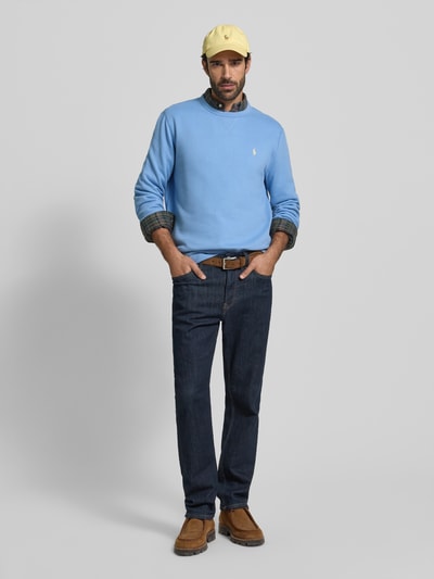 Polo Ralph Lauren Sweatshirt met labelstitching Bleu - 1