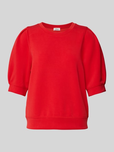 s.Oliver RED LABEL Regular fit sweatshirt van scuba Rood - 2