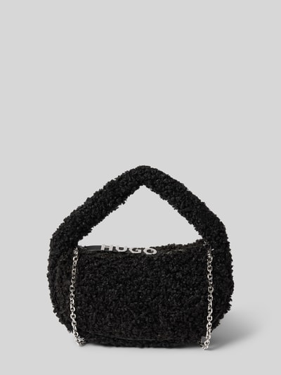 HUGO Handtasche aus Teddyfell Modell 'Becky' Black 2