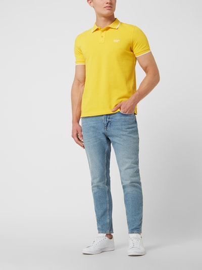 JOOP! Jeans Poloshirt aus Piqué Modell 'Agnello' Gelb 1